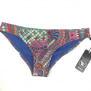 NWT Wildfox Geometric Cheeky Bikini Bottom Size Large