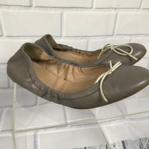 J Crew Emma Bow Leather Flats Made in Italy Size 7